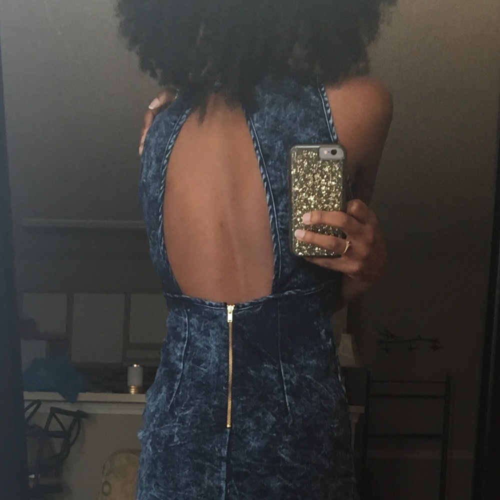 Mini Jean Dress - Picture 3 of 4